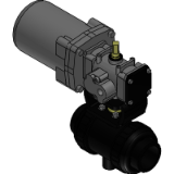 Ball Valve Type 21 Pneumatic actuated Type TA (Air to open, Air to close), Socket End