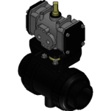 Ball Valve Type 21 Pneumatic actuated Type TA (Double acting), Socket End