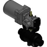 Ball Valve Type 21 Pneumatic actuated Type TA (Air to open, Air to close), Spigot End