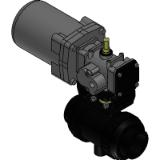 Ball Valve Type 21 Pneumatic actuated Type TA (Air to open, Air to close), Threaded End