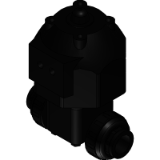 True Union Diaphragm Valve Type 14 (Pneumatic Actuated Type AN) , Threaded End